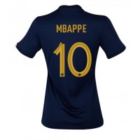 Fotbalové Dres Francie Kylian Mbappe #10 Dámské Domácí MS 2022 Krátký Rukáv